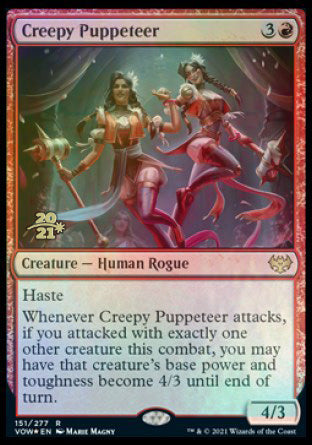 Titiritero espeluznante [Promociones de prelanzamiento de Innistrad: Crimson Vow] 
