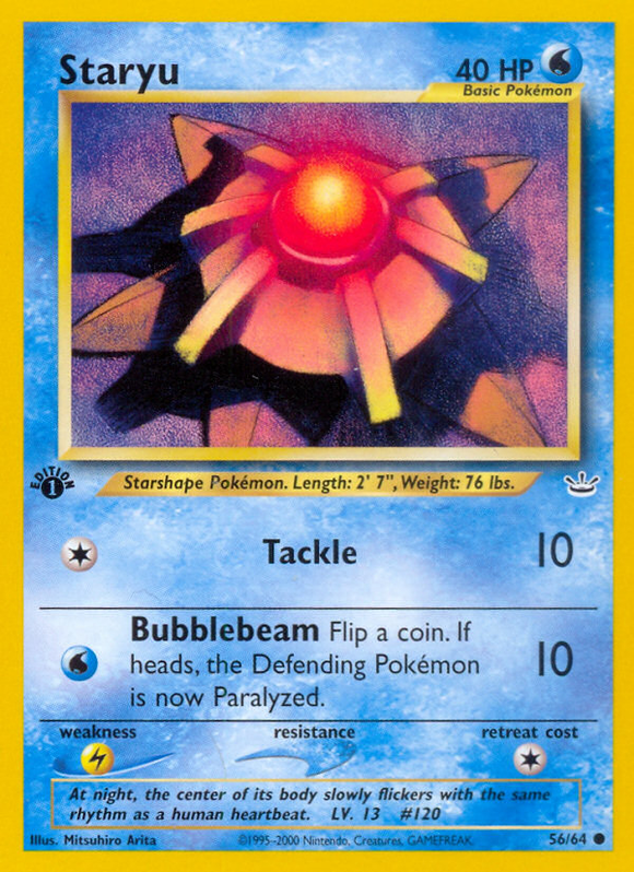 Staryu (56/64) [Neo Revelation 1.ª edición] 