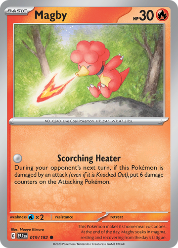 Magby (019/182) [Scarlet &amp; Violet: La grieta de la paradoja] 