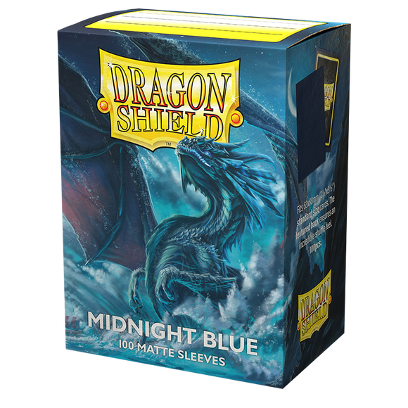 Dragon Shield: Fundas estándar de 100 ct - Azul medianoche (mate) 