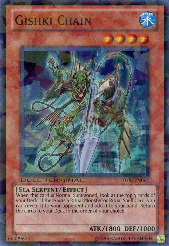 Cadena Gishki [DT05-EN067] Súper rara 