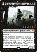 Liliana, Heretical Healer // Liliana, Defiant Necromancer [Magic Origins Prerelease Promos]-1