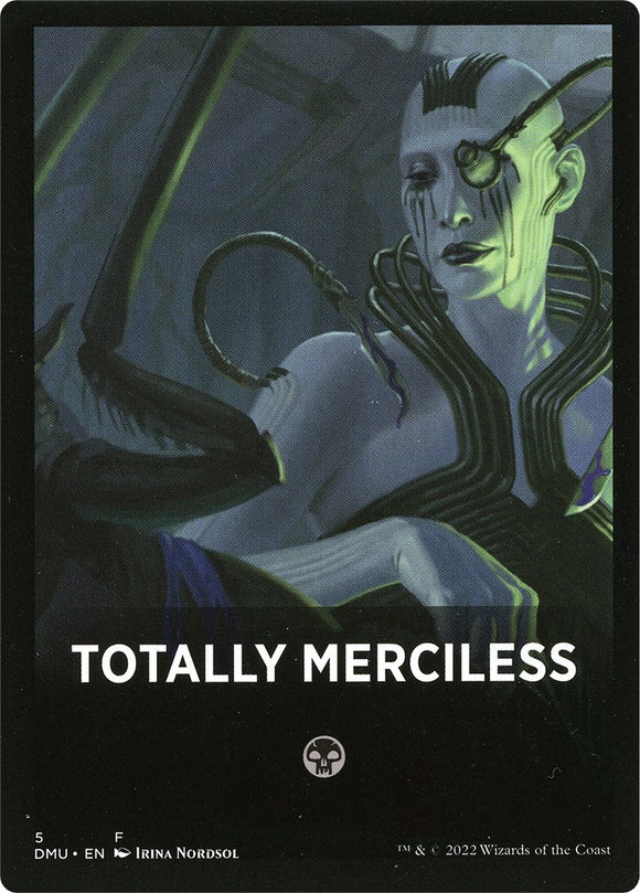 Tarjeta temática Totalmente despiadada [Dominaria United Tokens] 