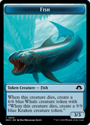 Eldrazi Spawn // Fish Double-Sided Token [Modern Horizons 3 Tokens]-2