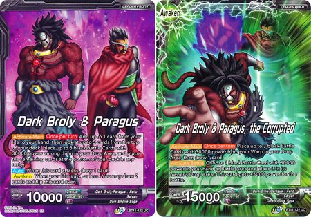 Dark Broly y Paragus // Dark Broly y Paragus, los corruptos (BT11-122) [Vermilion Bloodline] 