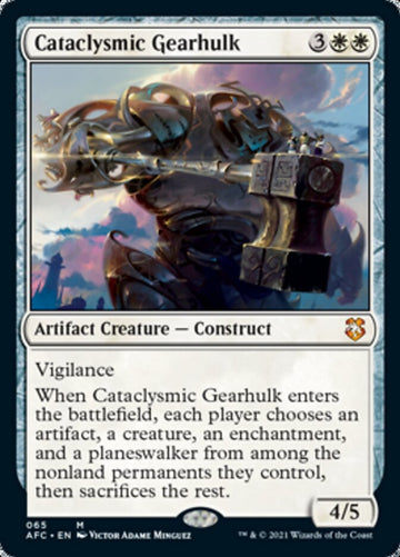 Cataclysmic Gearhulk [Comandante de Dungeons &amp; Dragons: Aventuras en los Reinos Olvidados] 