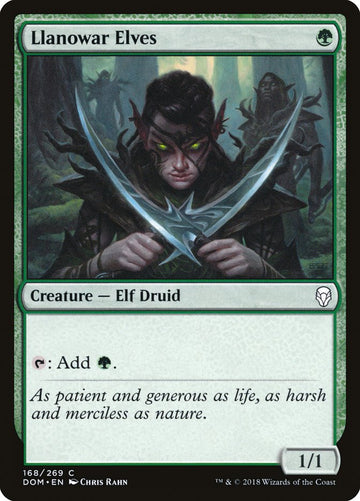 Elfos de Llanowar [Dominaria] 