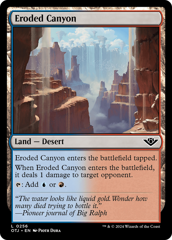 Cañón erosionado [Forajidos de Thunder Junction] 