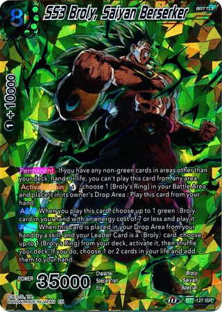 SS3 Broly, Saiyan Berserker (BT7-127) [El asalto de los Saiyans] 