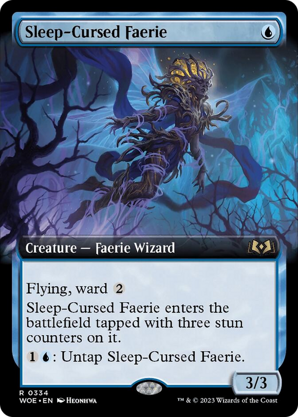 Hada maldita por el sueño (ilustración ampliada) [Wilds of Eldraine] 