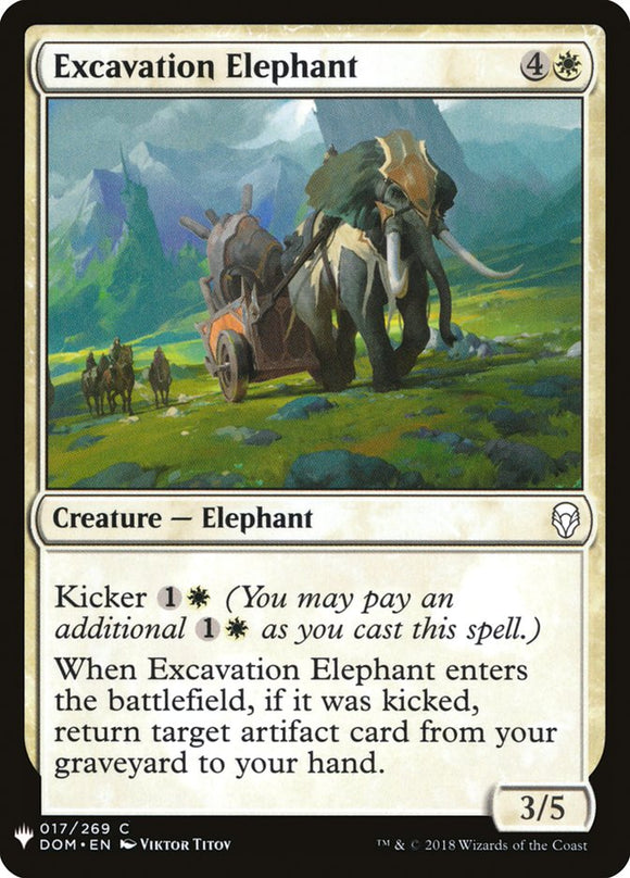 Elefante de excavación [Mystery Booster] 