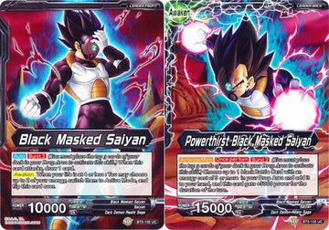 Saiyan enmascarado negro // Sed de poder Saiyan enmascarado negro (carta gigante) (BT5-105) [Cartas de gran tamaño] 