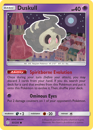 Duskull (83/236) [Sol y Luna: Eclipse Cósmico] 