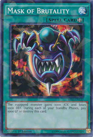 Máscara de brutalidad [BP03-EN137] Shatterfoil Raro 