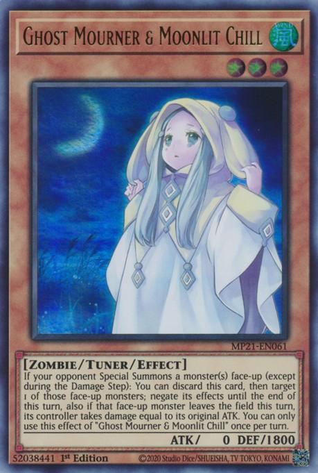 Fantasma de luto y escalofrío lunar [MP21-EN061] Ultra raro 