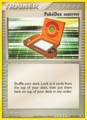 PokeDex HANDY909 (96/112) [EX: Rojo Fuego y Verde Hoja] 