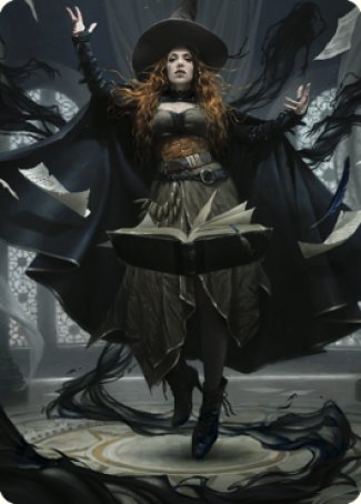 Tarjeta de arte de Tasha, la Reina Bruja (41) [Serie de arte de Commander Legends: Battle for Baldur's Gate] 