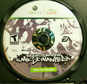 Need For Speed: Most Wanted [Not For Resale] - Xbox 360
