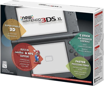 New Nintendo 3DS XL Black - Nintendo 3DS