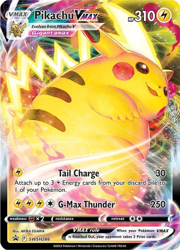 Pikachu VMAX (SWSH286) [Promociones de Sword &amp; Shield: Black Star] 