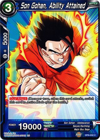 Son Gohan, habilidad adquirida (BT6-032) [Reyes Destructores] 