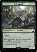 Fungus Dinosaur // Dinosaur (0001) Double-Sided Token [The Lost Caverns of Ixalan Tokens]-2