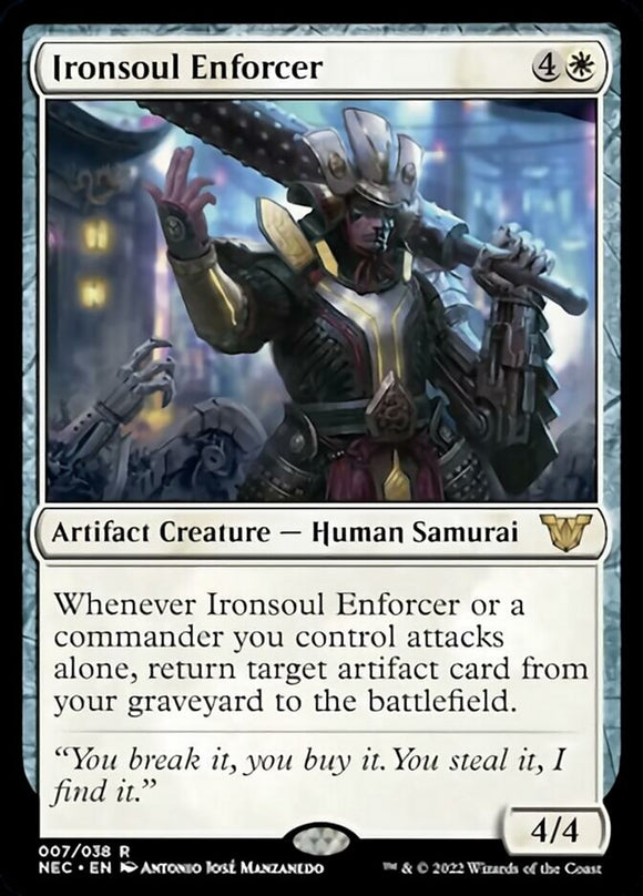 Ejecutor de Alma de Hierro [Kamigawa: Comandante de Neon Dynasty] 