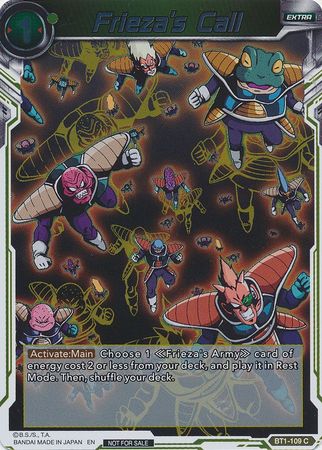 Llamado de Freezer (Paquete de evento 3 - 2019) (BT1-109_PR) [Tarjetas de promoción] 