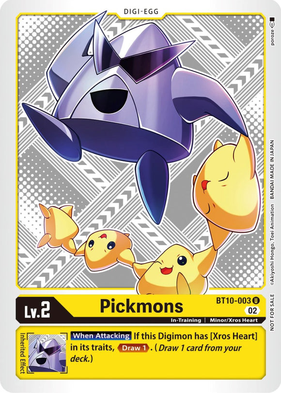 Pickmons [BT10-003] (paquete ganador fase dimensional) [promociones de encuentros de Xros] 
