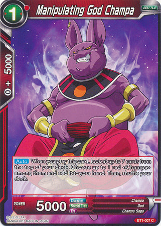 Manipulando al Dios Champa (BT1-007) [Batalla Galáctica] 