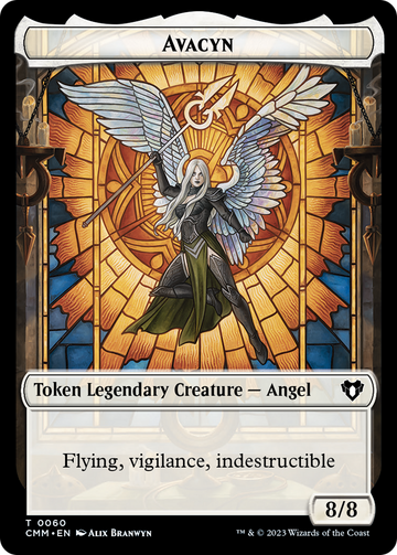 Copy (54) // Avacyn Double-Sided Token [Commander Masters Tokens] - 0