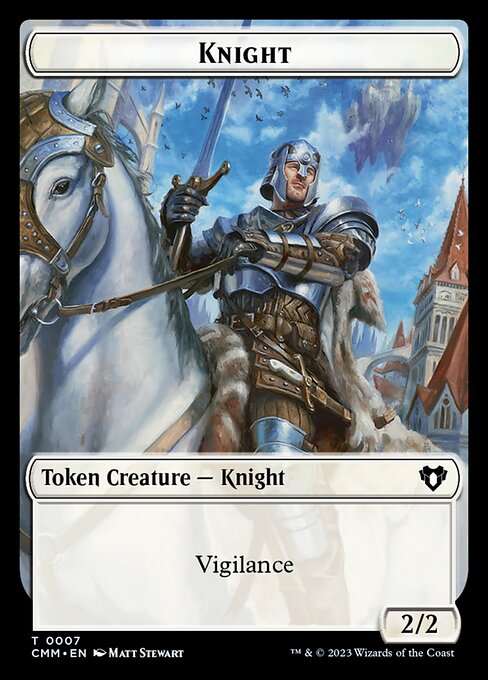 Vástago Eldrazi // Ficha de caballero de doble cara [Fichas de comandante maestro] 