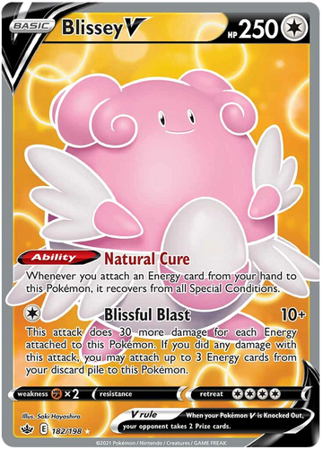 Blissey V (182/198) [Espada y escudo: reinado escalofriante] 