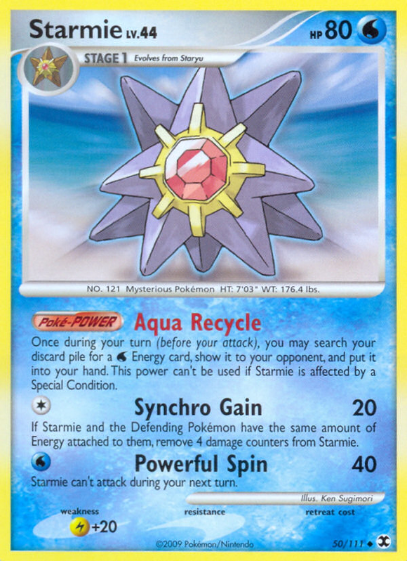 Starmie (50/111) [Platino: Rivales en ascenso] 