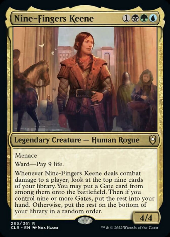 Nueve Dedos Keene [Commander Legends: Batalla por la Puerta de Baldur] 