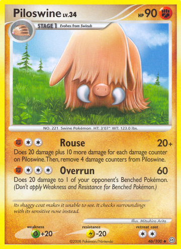 Piloswine (46/100) [Diamante y Perla: Frente de Tormenta] 
