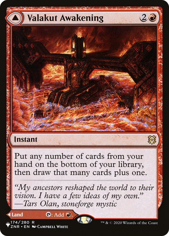 Valakut Awakening // Valakut Stoneforge [Guarida secreta: De lindo a bruto] 