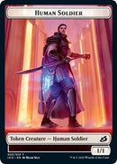 Human Soldier (005) // Zombie Double-Sided Token [Commander 2020 Tokens]-1