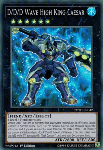 D/D/D Ola Gran Rey César [COTD-EN042] Super Raro 