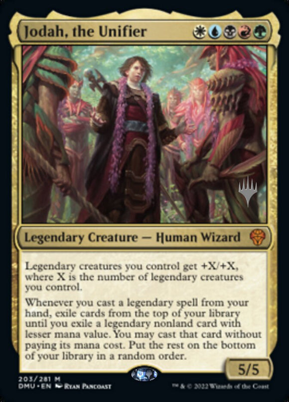 Jodah, el Unificador (Paquete Promocional) [Dominaria United Promos] 