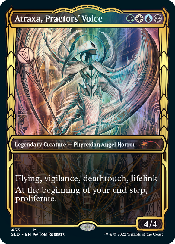 Atraxa, la voz de los pretores (Showcase Gilded Foil) [Serie Secret Lair Drop] 