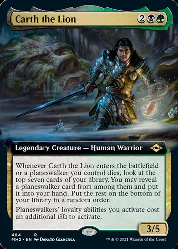 Carth the Lion (Extended Art) [Modern Horizons 2] - 0