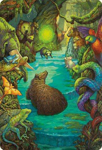 Tarjeta de arte Oraciones primordiales [Serie de arte Modern Horizons 3] 