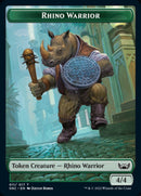 Treasure (014) // Rhino Warrior Double-Sided Token [Streets of New Capenna Tokens]-2