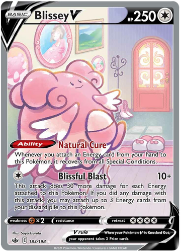 Blissey V (183/198) [Espada y escudo: reinado escalofriante] 