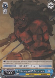 Berserker "Fuerte Voluntad" (FS/S36-E081 U) [Fate/Stay Night [Unlimited Blade Works] Vol. II] 