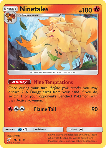 Ninetales (16/181) [Sol y Luna: Trabajan juntos] 