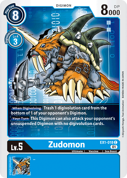 Zudomon [EX1-018] [Colección Clásica] 