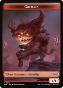 Gremlin // Manifest Double-Sided Token [Duskmourn: House of Horror Tokens]-1