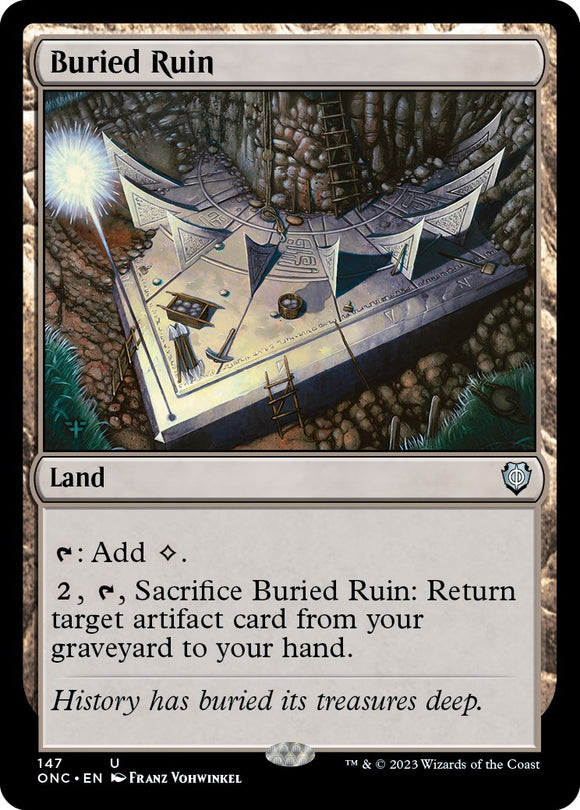 Ruina enterrada [Phyrexia: Todos serán un solo comandante] 